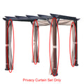 Replacement Privacy Curtain Set for Allen + Roth TPPER2401A Pergola