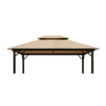 Replacement Canopy for Spencer Hill GG-11076-AAP 10' x 12' Gazebo - Beige, RipLock 350