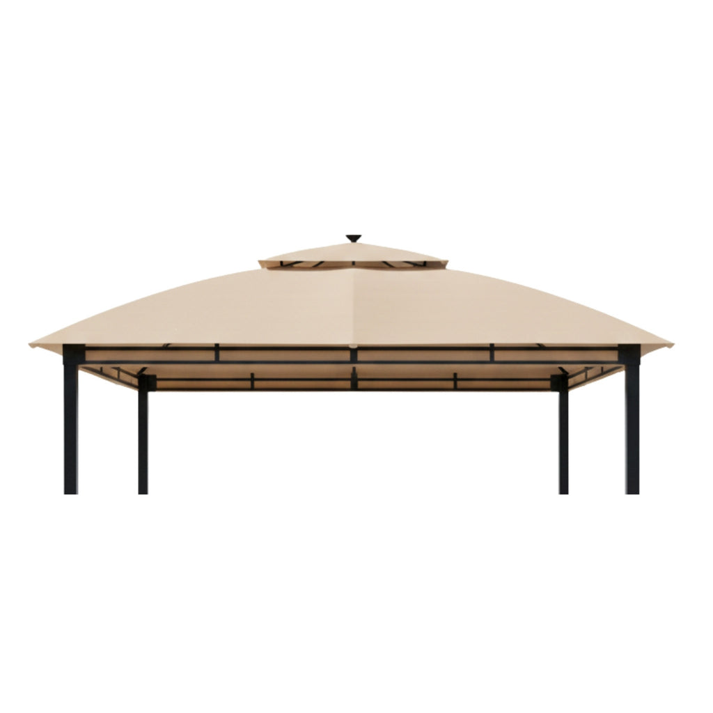 Replacement Canopy for Jasper Hill A101016920 11' x 13' Gazebo - Beige, RipLock 350