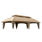 Replacement Canopy for ABCCanopy, MasterCanopy, Cooshade GHG-054 10’ x 20’ Gazebo - Beige, RipLock 350