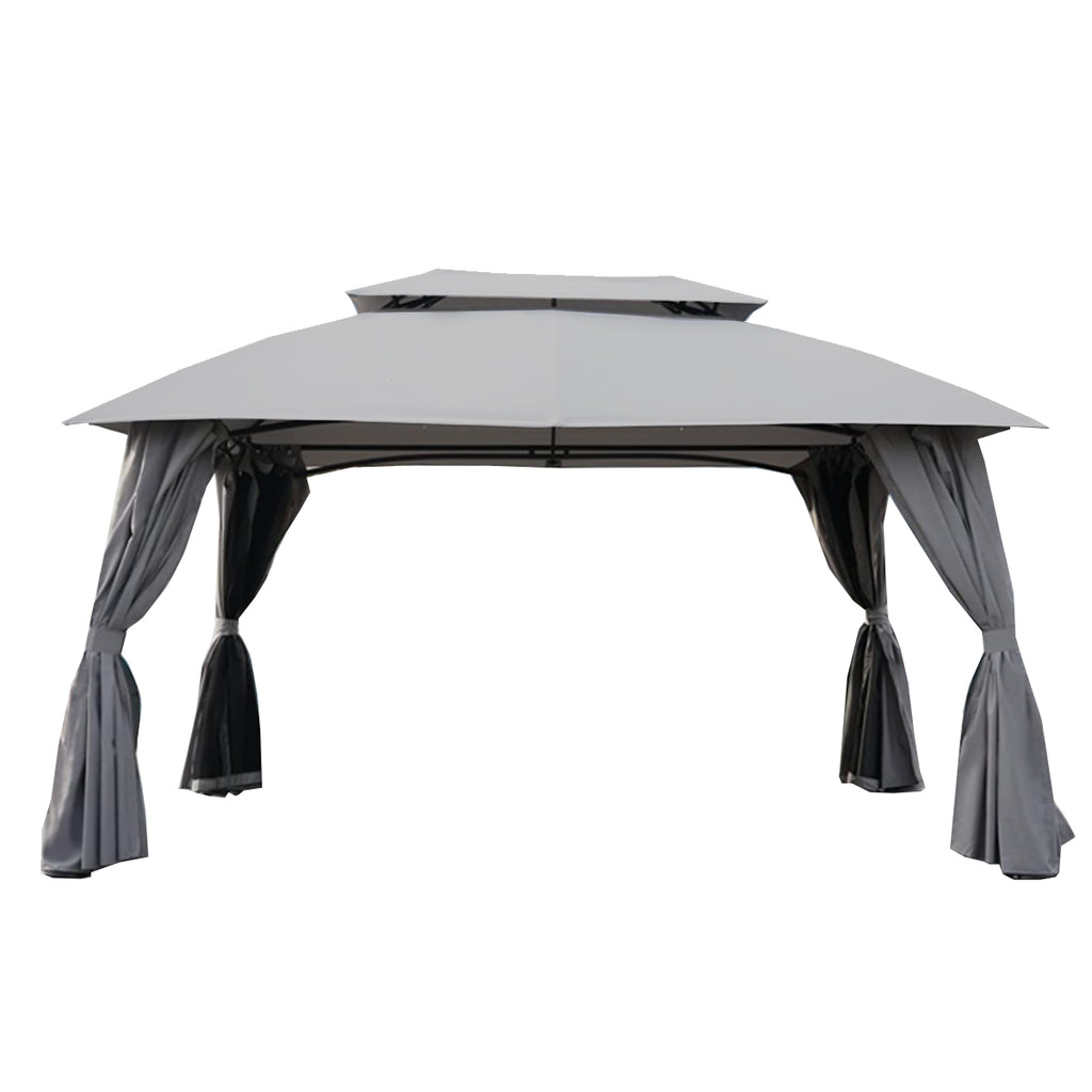 Replacement Canopy for Grand Patio 10' X 13' Gazebo - RipLock 350 - Slate Gray