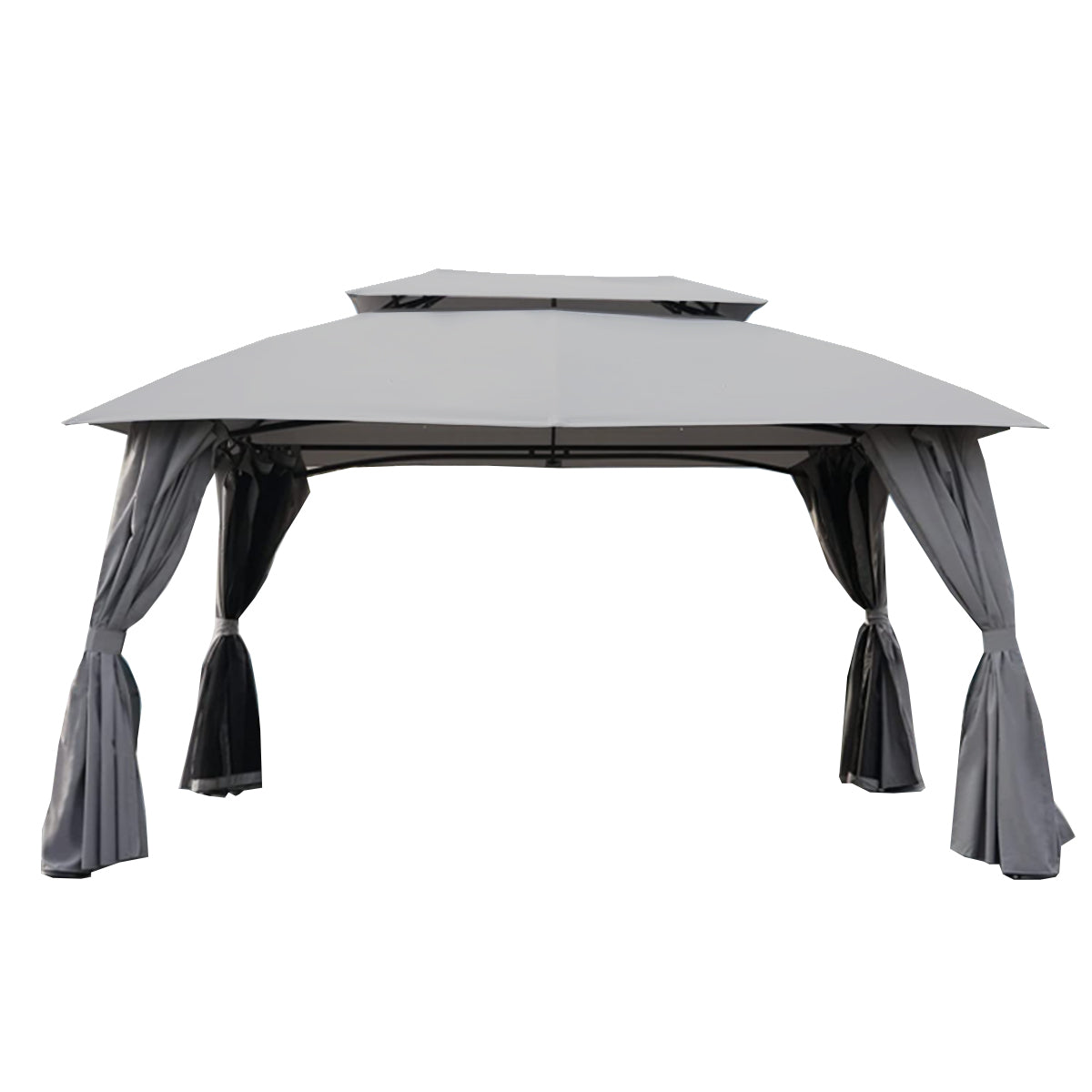 Replacement Canopy for Grand Patio 10' X 13' Gazebo - RipLock 350 - Slate Gray