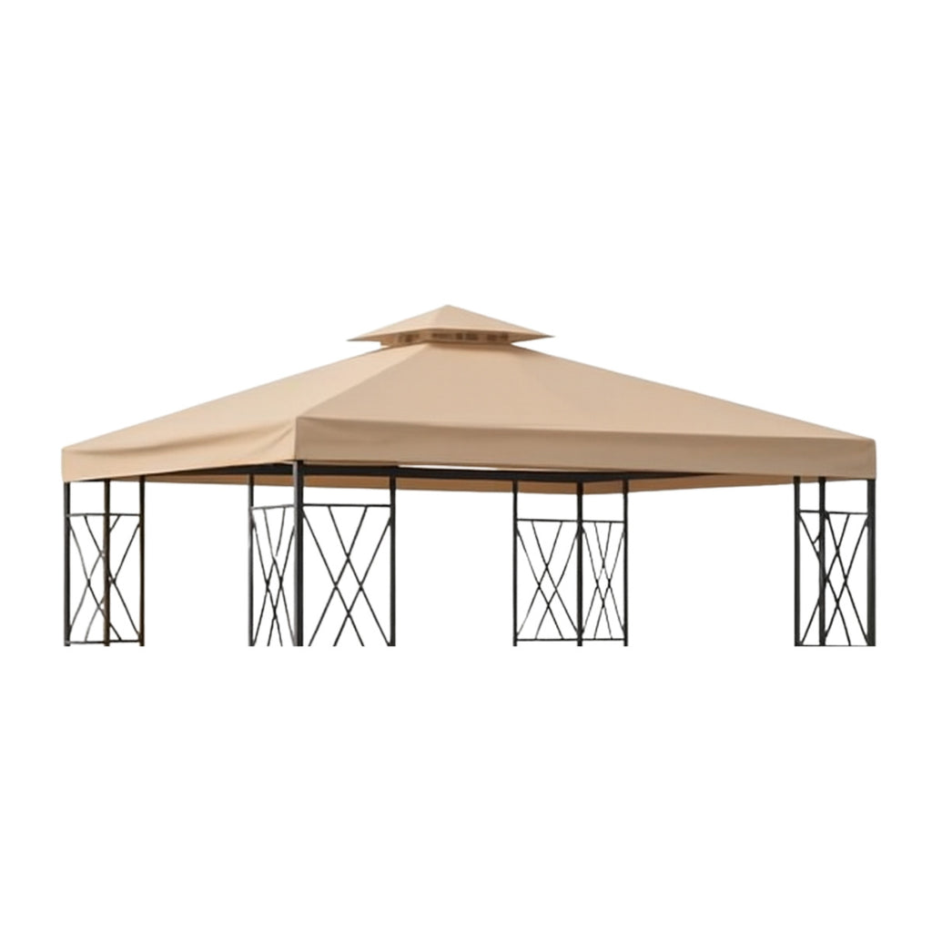 Replacement Canopy for Aldi Gardenline 822222 10' x 10' 2023 Gazebo - Beige, 350