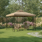 Replacement Canopy for Aldi Gardenline 822222 10' x 10' 2023 Gazebo - Beige, 350