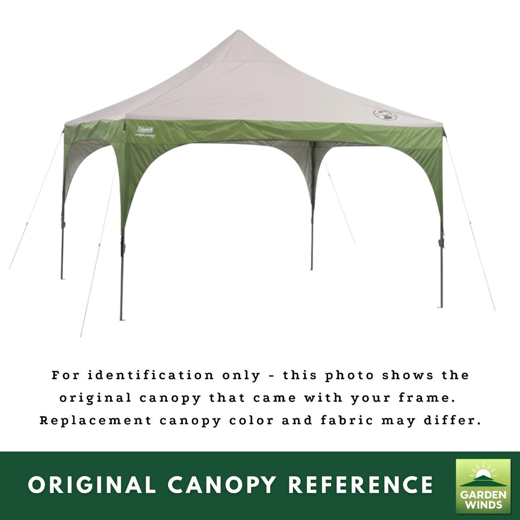 Replacement Canopy for Coleman Instant 2000024115 12' x 12' Canopy - Beige, RipLock 350