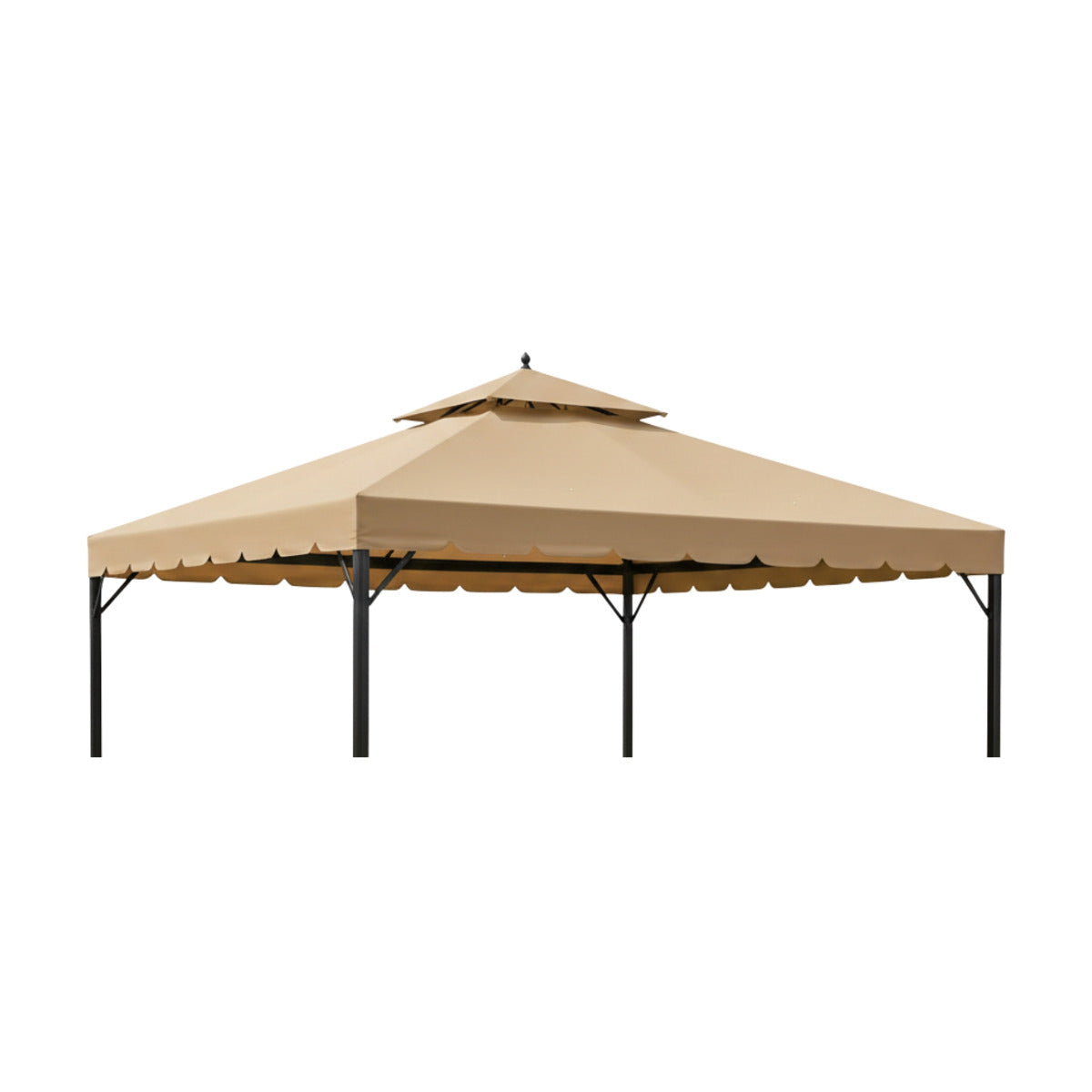 Replacement Canopy for Erommy HWG-025W 10' x 12' Gazebo - Beige, RipLock 350