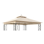 Replacement Canopy for MasterCanopy B08NPY5Y4V 11' x 13' Gazebo - Beige, RipLock 350