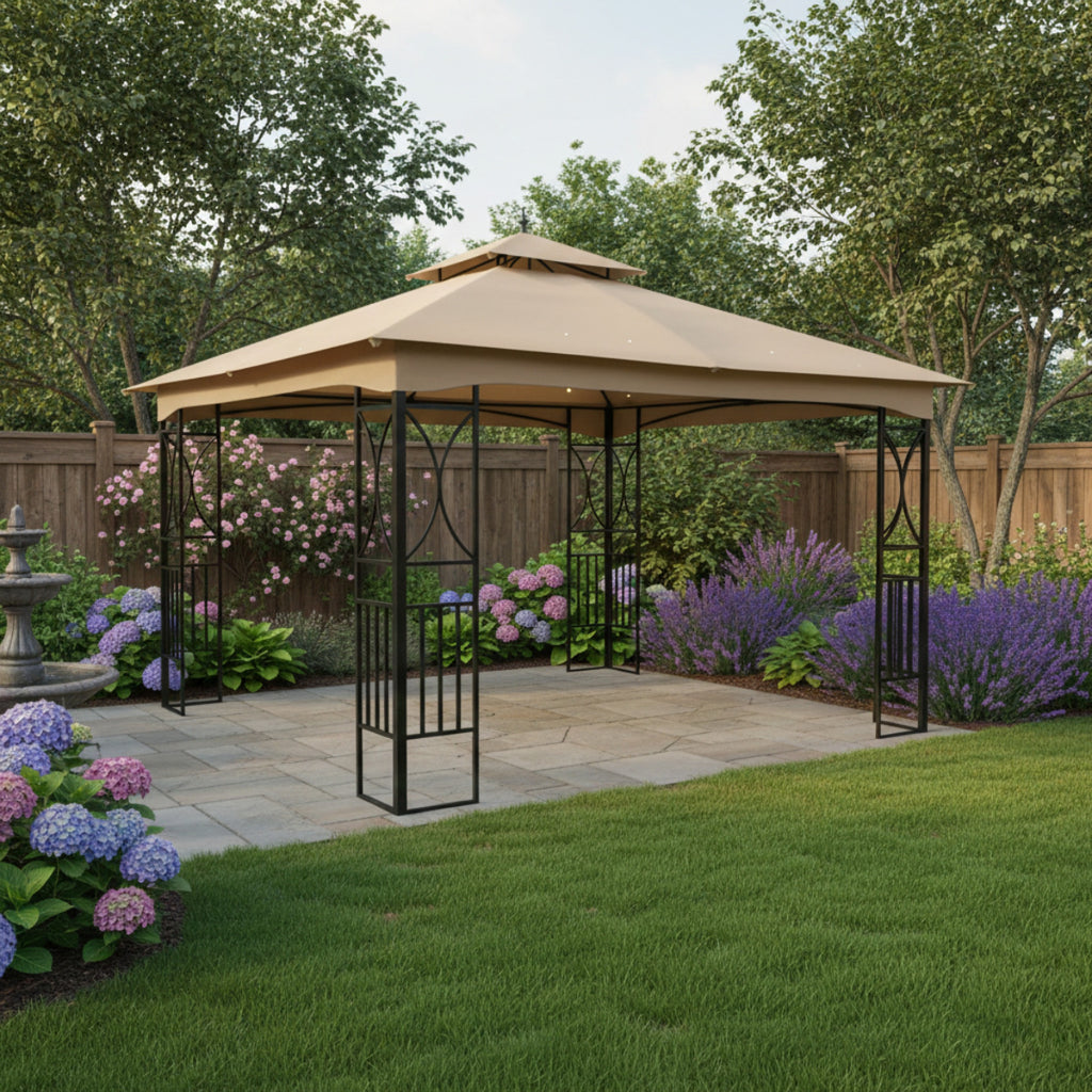 Replacement Canopy for MasterCanopy B08NPY5Y4V 11' x 13' Gazebo - Beige, RipLock 350