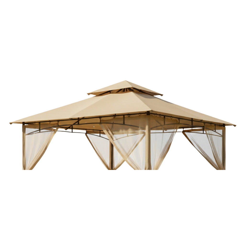 Replacement Canopy for MasterCanopy 0909DP-NT 8' x 8' Gazebo - Beige, RipLock 350