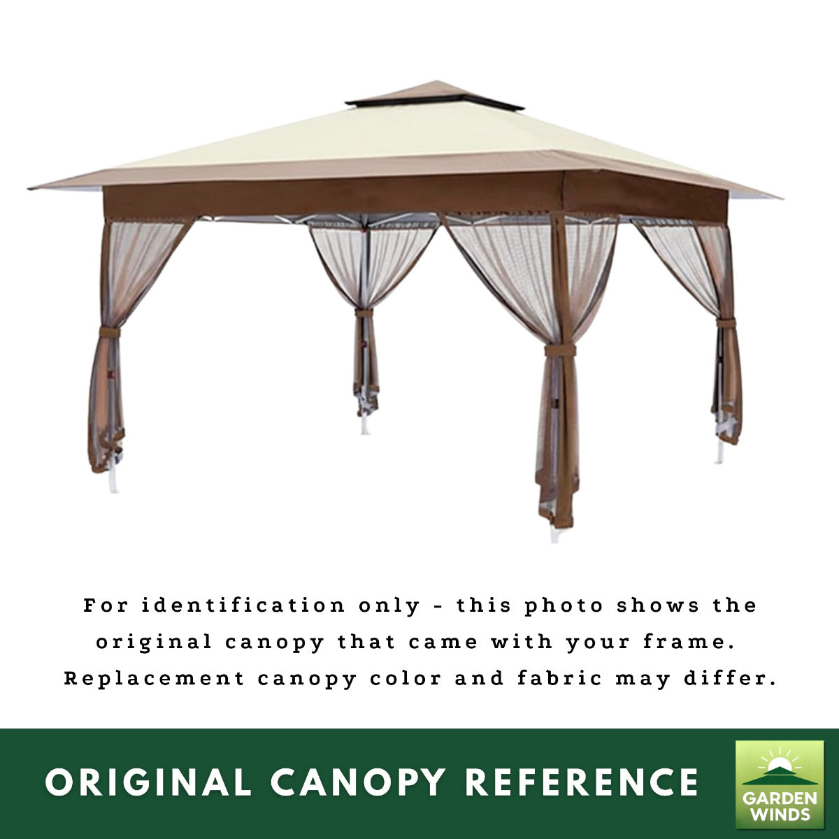 Replacement Canopy for Outfine 12' x 12' Pop Up Gazebo- RipLock