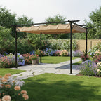Replacement Canopy for AbcCanopy ABCpergolasN20GHGP 11' x 11' Pergola - Beige, RipLock 350