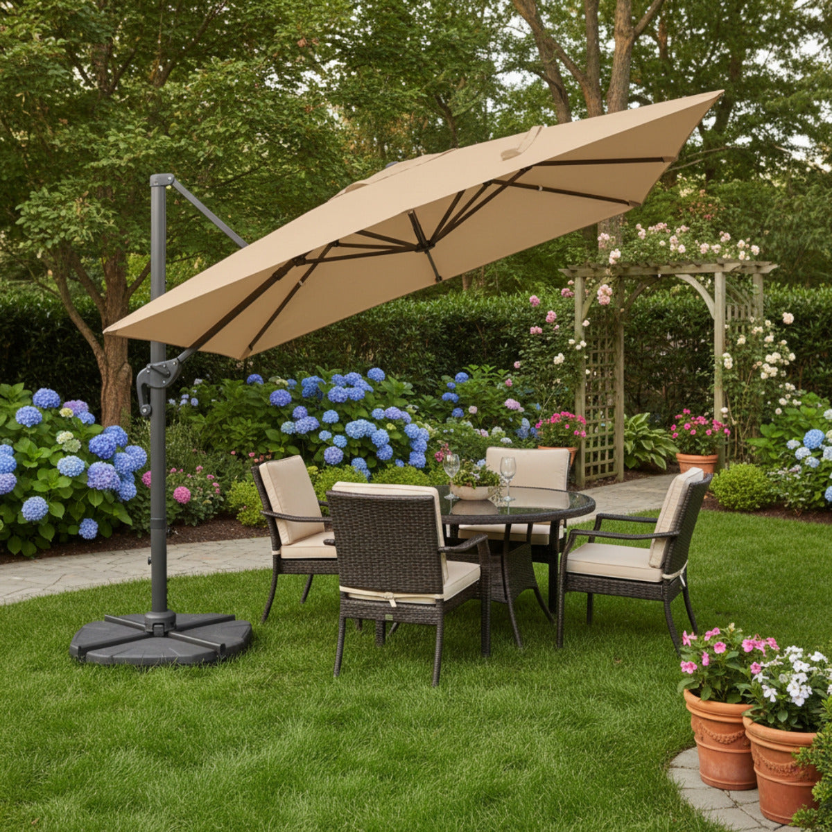 Garden Winds Replacement Canopy Top Cover Compatible with The Sunnyglade 10' x 13' Umbrella Garden Winds Replacement Canopy Top Cover Compatible with The Sunnyglade 10' x 13' Umbrella