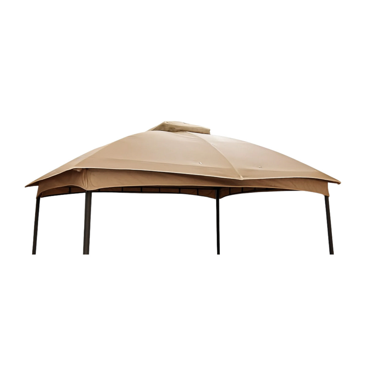 Replacement Canopy for Fab Based AHGUS-CM-D11995KH-NC 10' x 12' Arc Leg Gazebo - Beige, RipLock 350