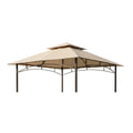 Replacement Canopy for ABCCANOPY GHG-0909DP-NT 8' x 8' Gazebo - Beige, RipLock 350