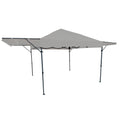 Replacement Canopy for MasterCanopy 10' X 10' with Double Awnings - RipLock 350 - Slate Gray