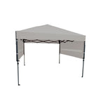 Replacement Canopy for MasterCanopy 10' X 10' with Double Awnings - RipLock 350 - Slate Gray