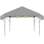 Replacement Canopy for MasterCanopy 10' X 10' with Double Awnings - RipLock 350 - Slate Gray