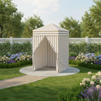 Replacement Canopy and Curtains for Impact Canopy 740010090-VC 4'x4' Pop Up Changing Room - Cabana Beige, 350