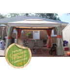 Replacement Canopy for 999-9118377 Etna 10' x 12' Gazebo - Riplock 350