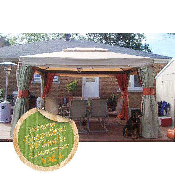 Replacement Canopy for 999-9118377 Etna 10' x 12' Gazebo - Riplock 350