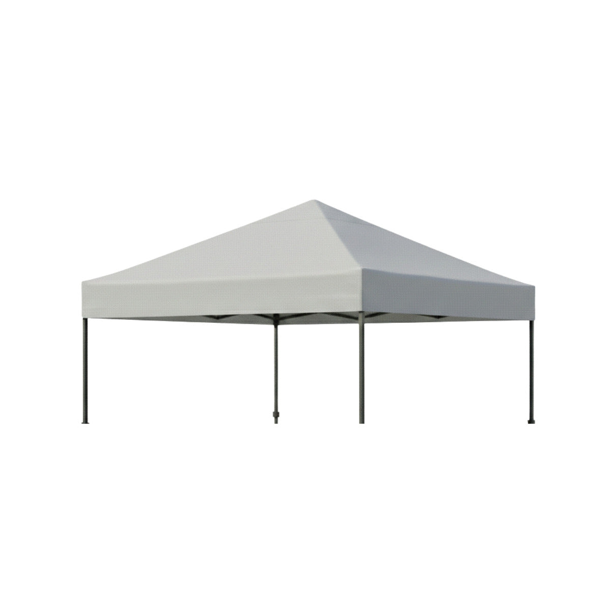Replacement Canopy for Crown Shades CST108BLC2 8' x 8' Pop Up - Slate Gray, RipLock 350