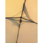 Replacement Canopy for Crown Shades Base 11' x 11', Canopy Top 9' X 9' Slant Leg-RipLock 350