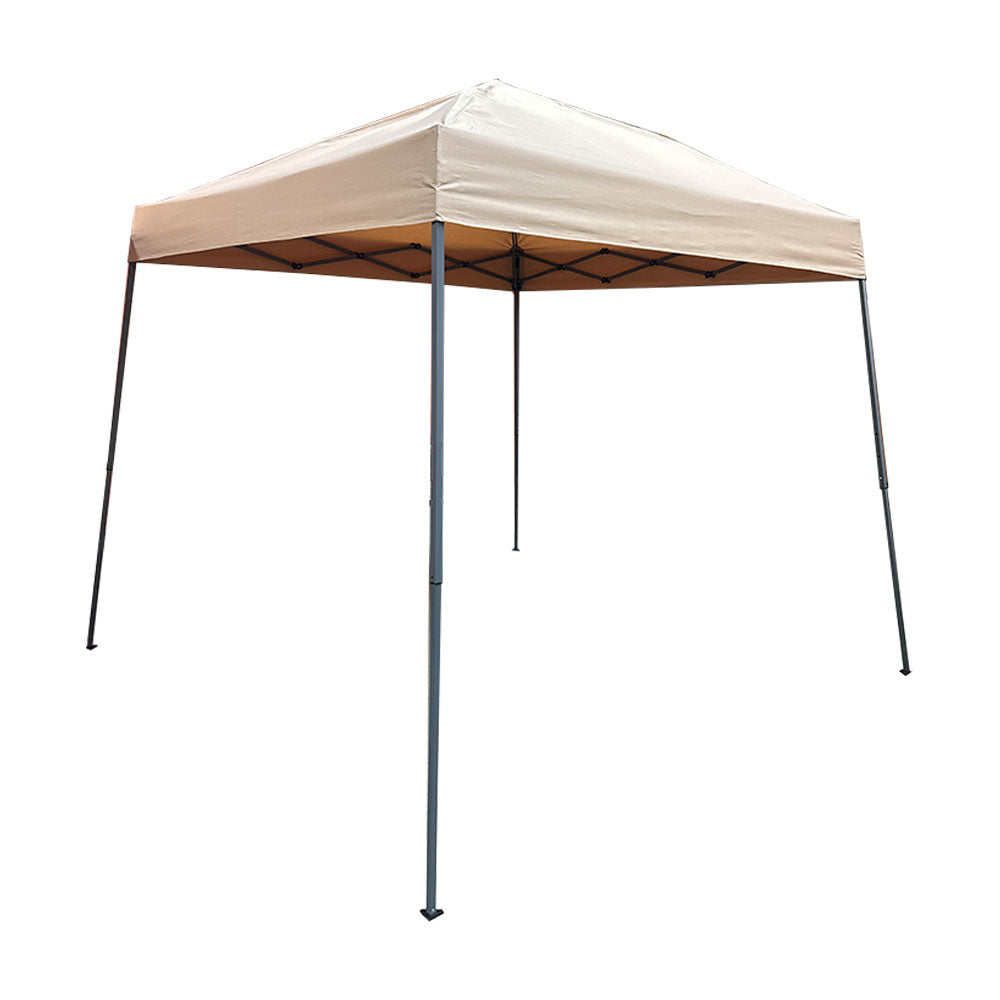 Replacement Canopy for Quik Shade Expedition Base 10' x 10', Canopy Top 8' X 8' Slant Leg - RipLock 350 - Slate Gray