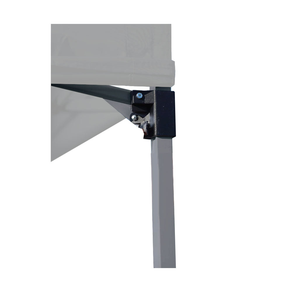 Replacement Canopy for Quik Shade Expedition Base 10' x 10', Canopy Top 8' X 8' Slant Leg - RipLock 350 - Slate Gray