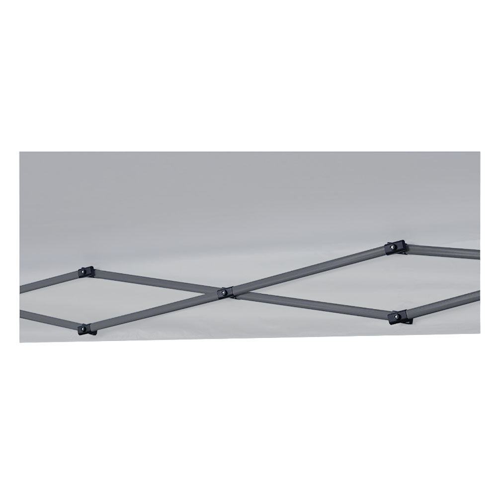 Replacement Canopy for Quik Shade Expedition Base 10' x 10', Canopy Top 8' X 8' Slant Leg - RipLock 350 - Slate Gray