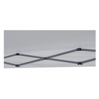 Replacement Canopy for Quik Shade Expedition Base 10' x 10', Canopy Top 8' X 8' Slant Leg - RipLock 350 - Slate Gray