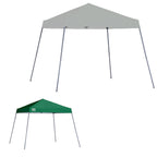 Replacement Canopy for Quik Shade Expedition Base 10' x 10', Canopy Top 8' X 8' Slant Leg - RipLock 350 - Slate Gray