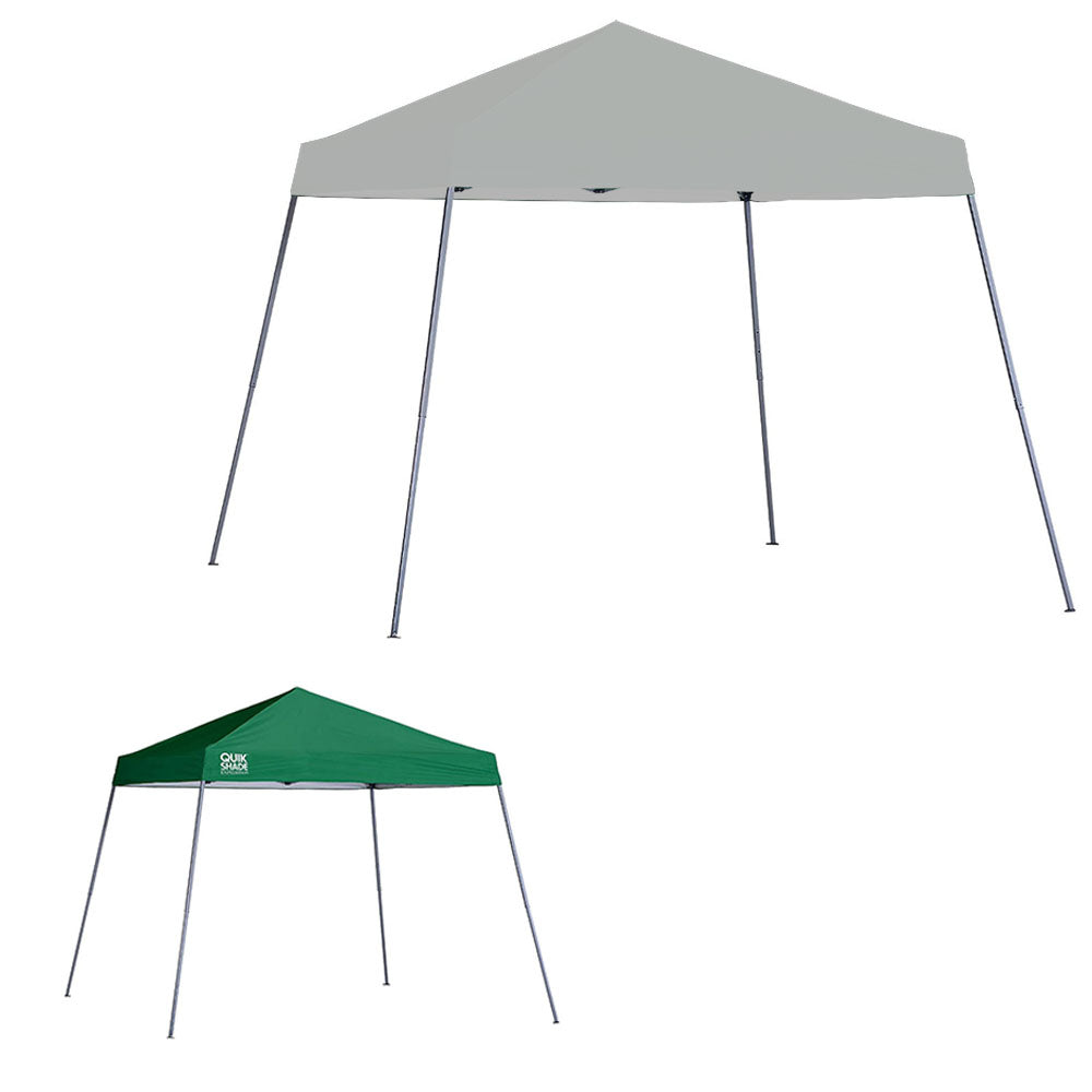Replacement Canopy for Quik Shade Expedition Base 10' x 10', Canopy Top 8' X 8' Slant Leg - RipLock 350 - Slate Gray