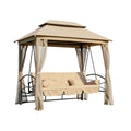 Replacement Canopy and Netting Set for Debora Gazebo Swing - Riplock 350