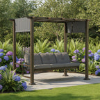 Replacement Canopy for Broyhill Sandpointe Pergola Daybed 10133-19-10018A Swing - Slate Gray, Riplock 350