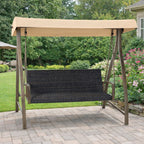 Replacement Canopy for Agio McKinnon Cameron Woven 2127591 Swing - Beige, RipLock 500