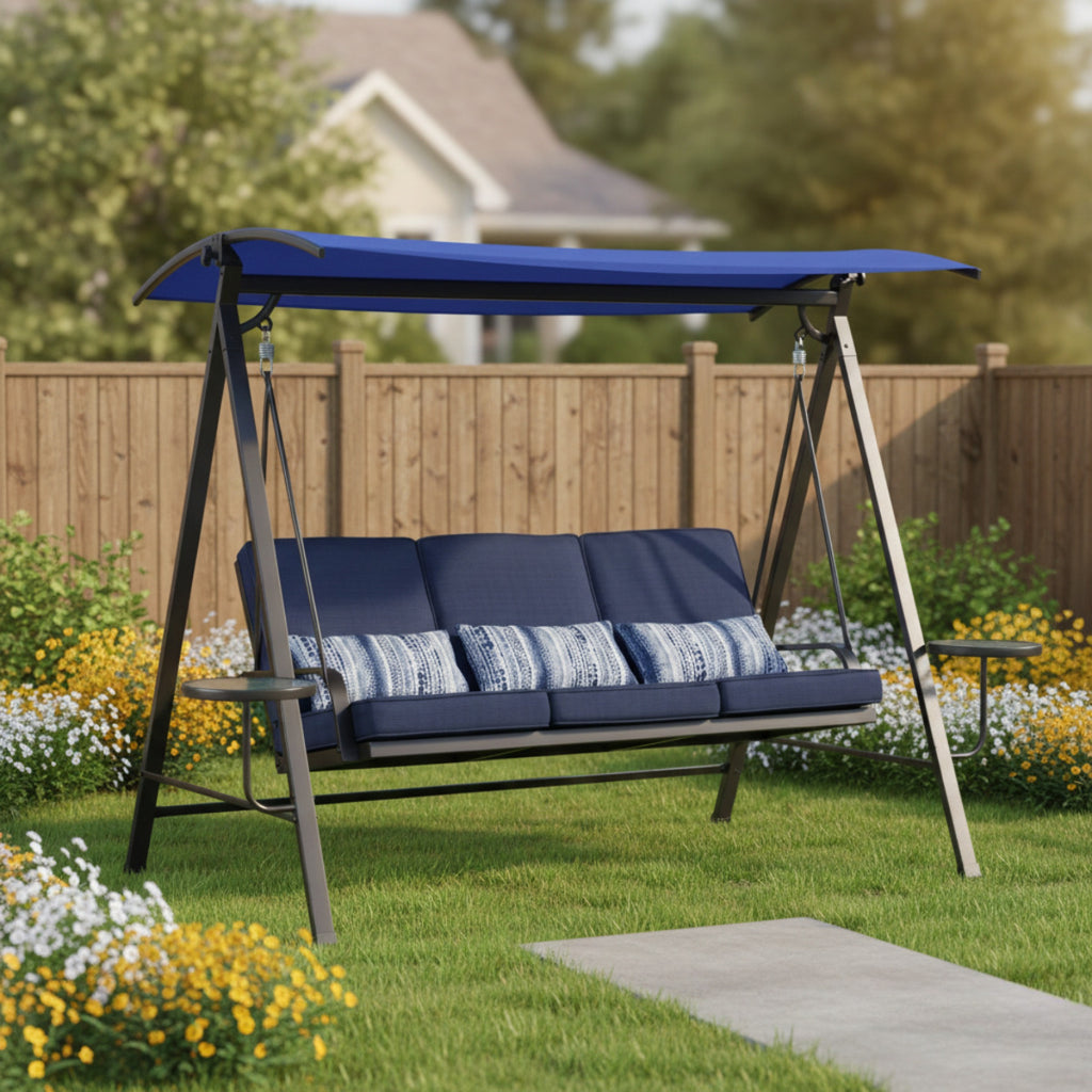 Replacement Canopy for Living Accents 20S6026B Swing - True Navy, Riplock 350