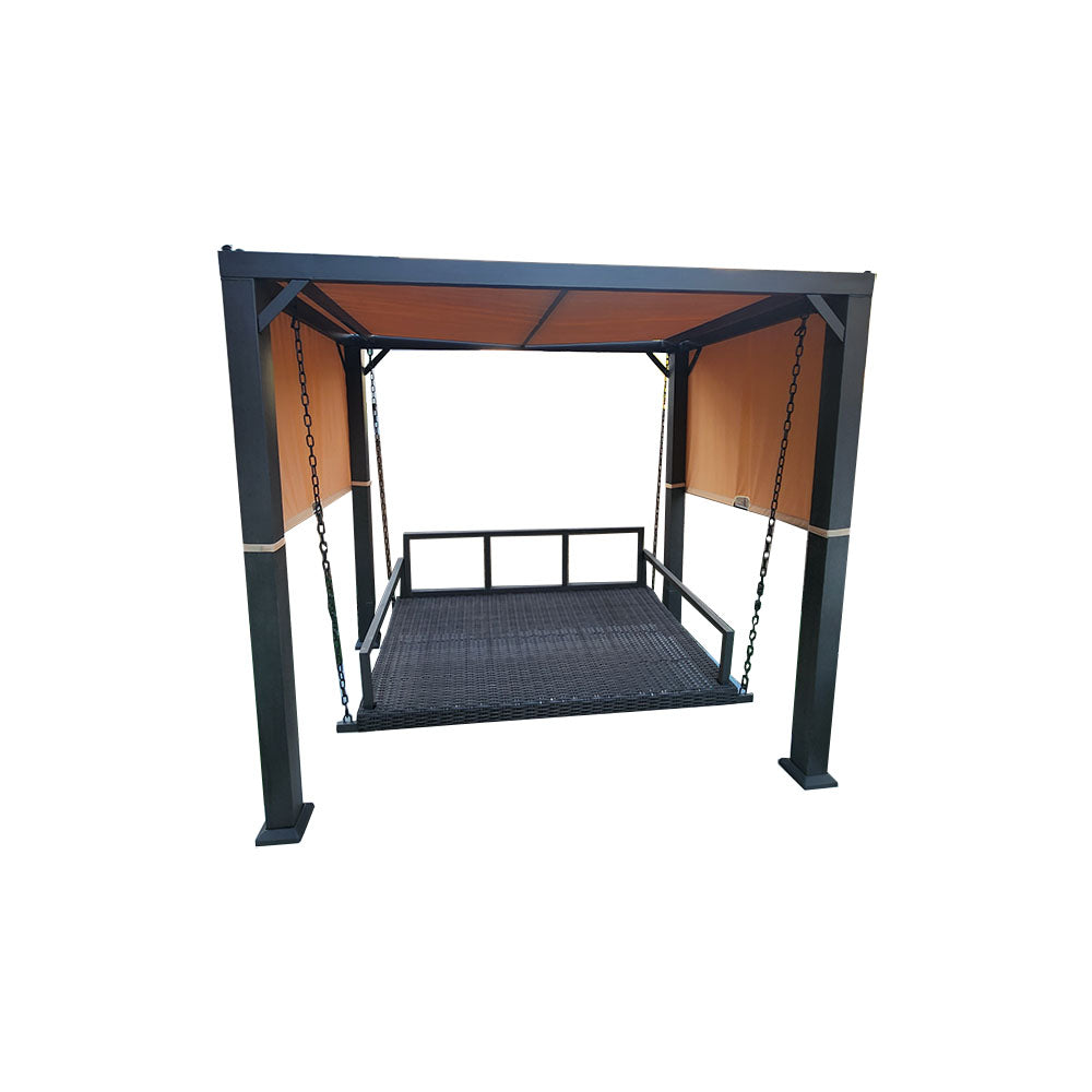 Replacement Canopy for GCS00394A-F Wicker Pergola Daybed Swing - Riplock 350