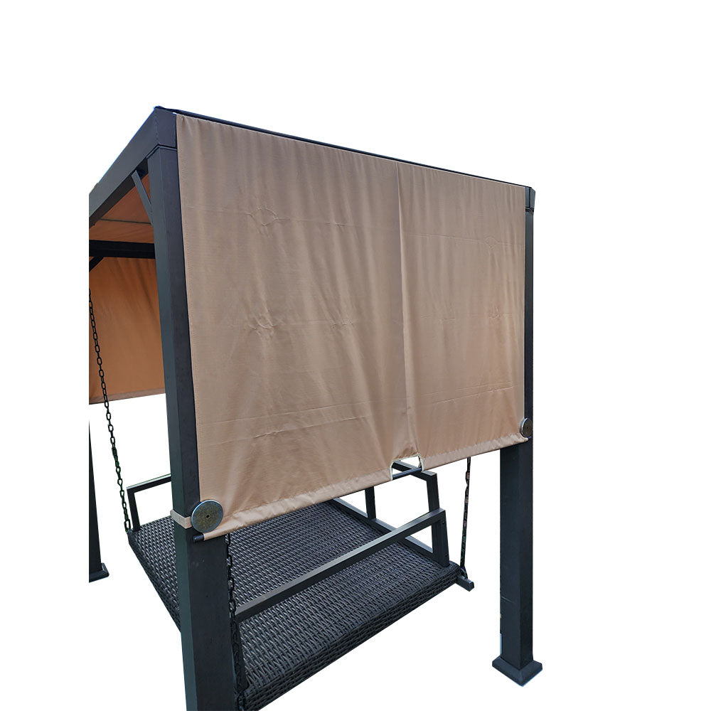 Replacement Canopy for GCS00394A-F Wicker Pergola Daybed Swing - Riplock 350