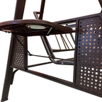 Replacement Canopy Compatible with ZYPPS02, ZYPPS02-KK Purple Leaf Brentley 2 Person Swing - Riplock 350