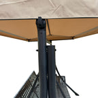 Replacement Canopy for Living Accents 3 Person Black Steel Swing - RipLock 350