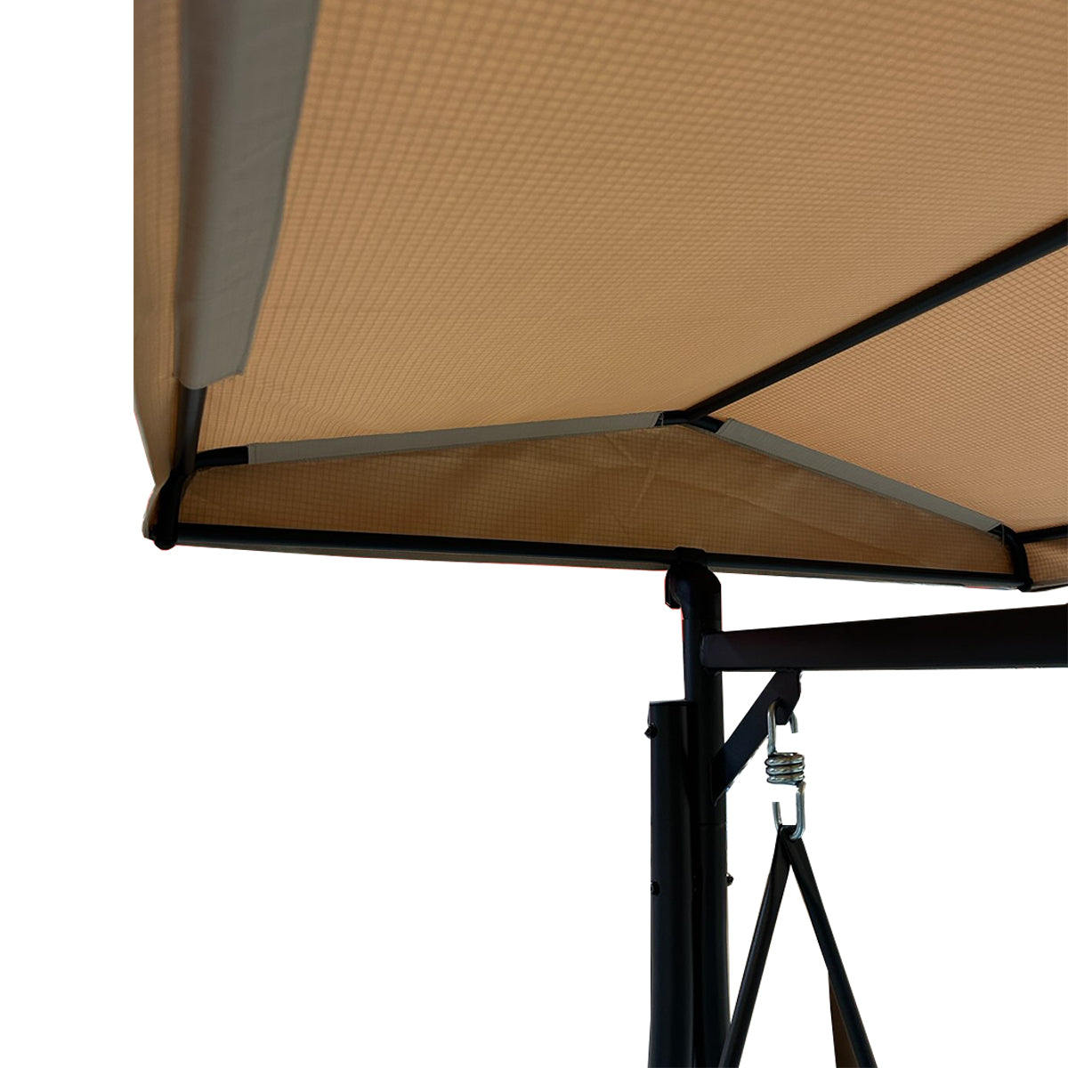 Replacement Canopy for Living Accents 3 Person Black Steel Swing - RipLock 350