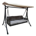 Replacement Canopy for Living Accents 3 Person Black Steel Swing - RipLock 350