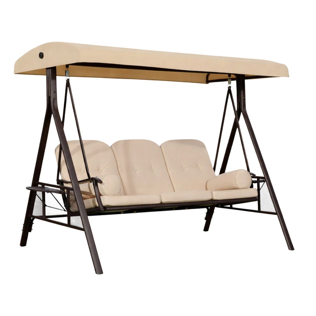 Replacement Canopy for Outsunny US84A-0680131 Swing- Beige, RipLock 350