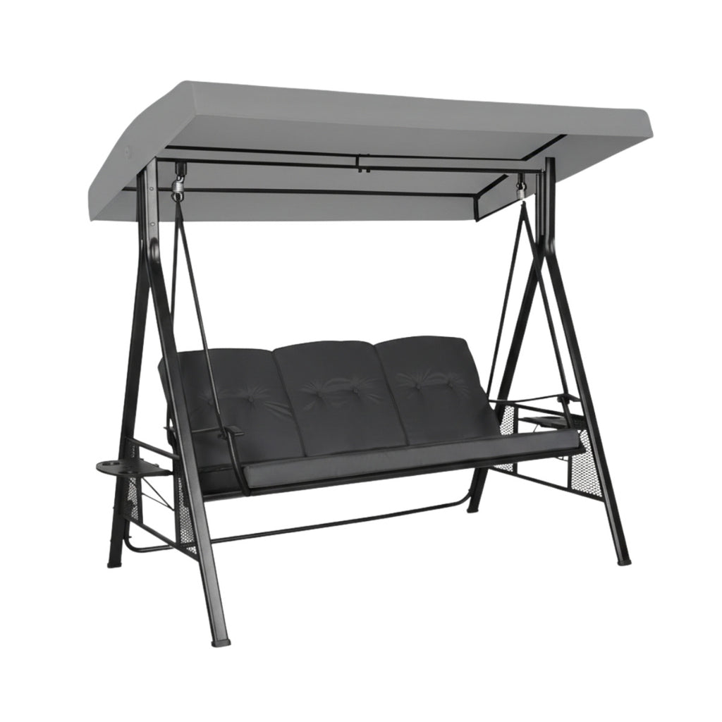 Replacement Canopy for Veikous PG0210-02G-19 Swing- Slate Gray, RipLock 350