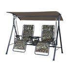 Replacement Canopy for Mainstays Big and Tall Zero Gravity Camo Print Swing - RipLock 350 - Nutmeg