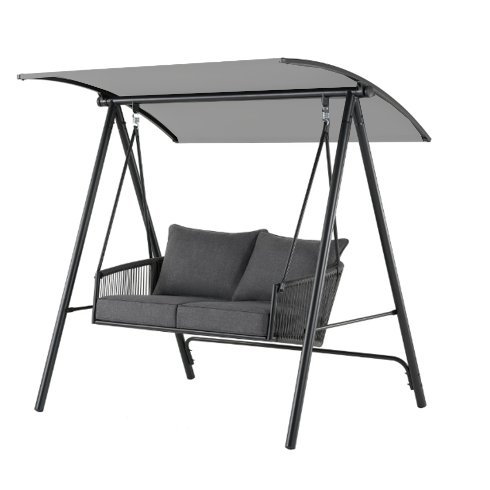 Replacement Canopy for 2 Seater Lawson Ridge Swing - RipLock 350 - Slate Gray
