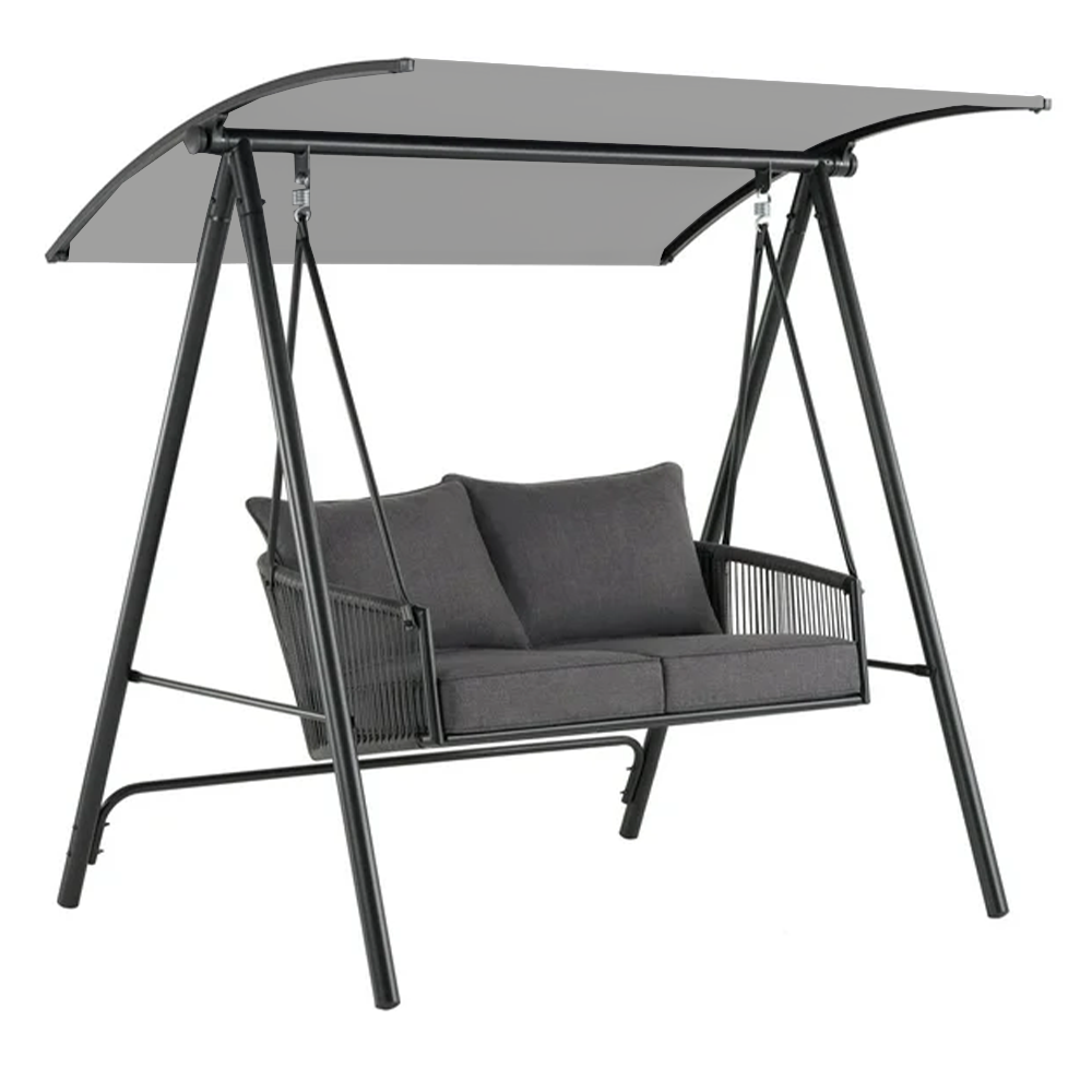 Replacement Canopy for 2 Seater Lawson Ridge Swing - RipLock 350 - Slate Gray