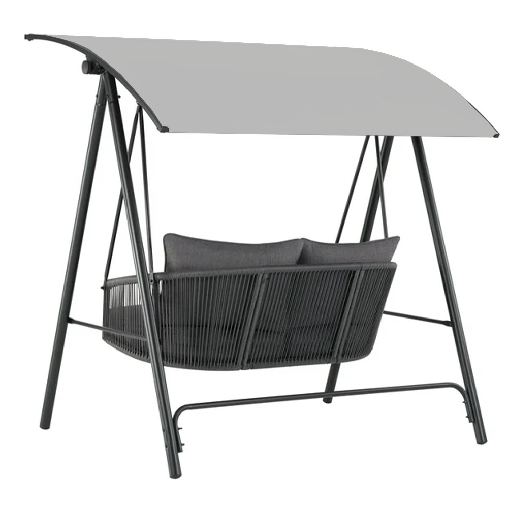 Replacement Canopy for 2 Seater Lawson Ridge Swing - RipLock 350 - Slate Gray