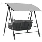 Replacement Canopy for 2 Seater Lawson Ridge Swing - RipLock 350 - Slate Gray