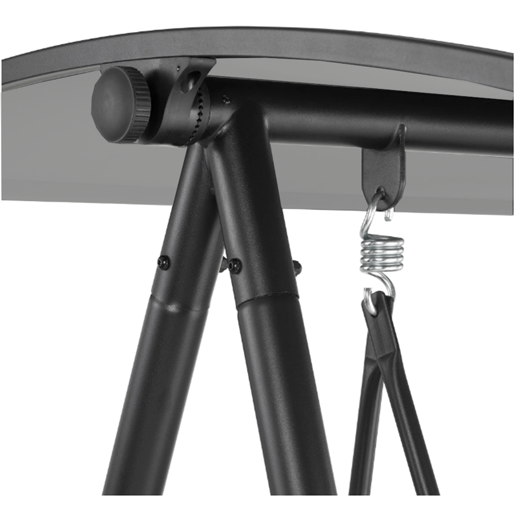 Replacement Canopy for 2 Seater Lawson Ridge Swing - RipLock 350 - Slate Gray